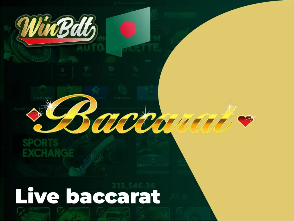 Live baccarat